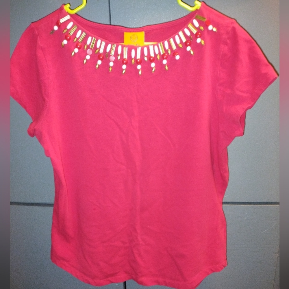 Ruby Rd.Size M Embellished  Blouse